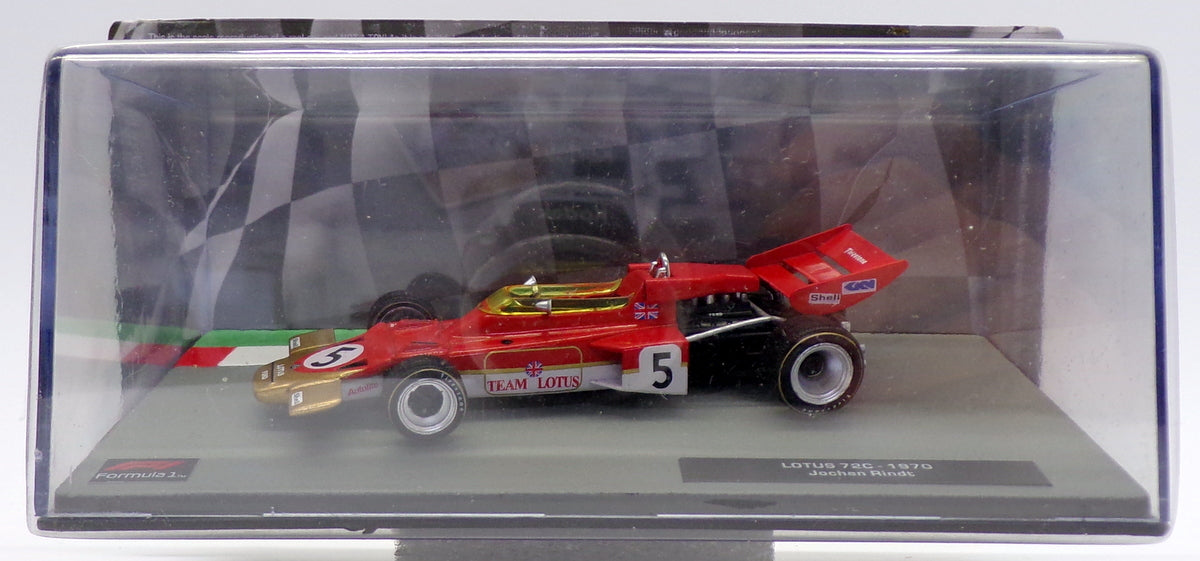 Altaya 1/43 Scale 22220Y - F1 Lotus 72C 1970 - #5 Jochen Rindt