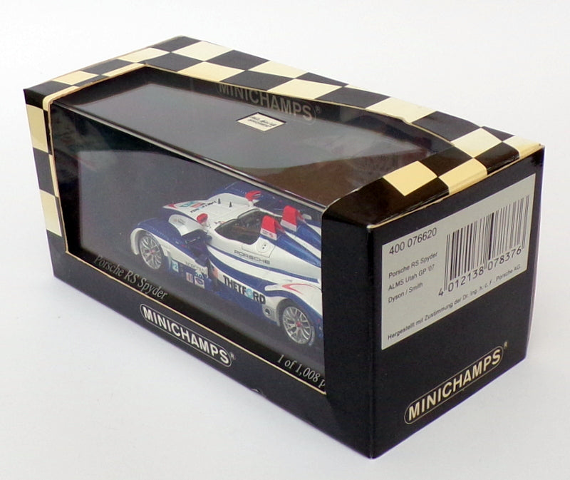 Minichamps 1/43 Scale 400 076620 - Porsche RS Spyder - ALMS Utah GP 2007