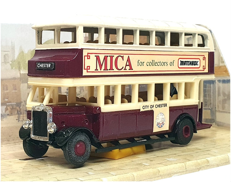 Matchbox Appx 10cm Long Y5-C - Leyland Titan TD1 MICA Club Model 1992