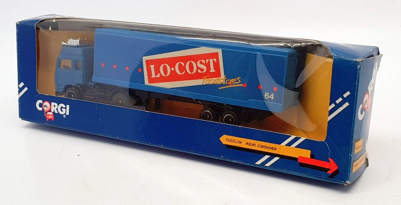 Corgi Diecast Appx 20cm Long 1231/36 - Volvo Lo Cost Foodstores Container Truck
