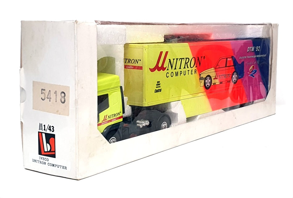Eligor 1/43 Scale 5418 - Iveco DTM '92 Car Transporter Truck Nitron