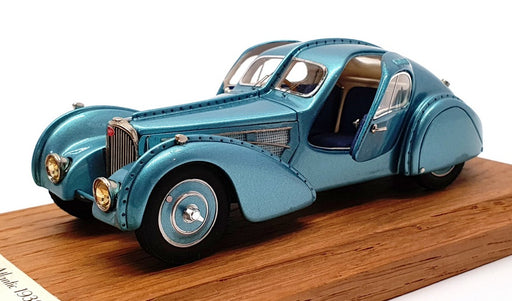 Heco Miniatures 1/43 Scale 392M - 1936 Bugatti 57SC Atlantic - Metallic Blue