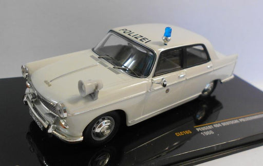 Ixo 1/43 Scale - CLC165 PEUGEOT 404 DEUTSCHE POLIZEFAHRZEUGE 1966