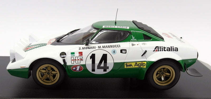 Minichamps 1/18 Scale Diecast - 155 751714 Lancia Stratos Monte Carlo 1975 Win
