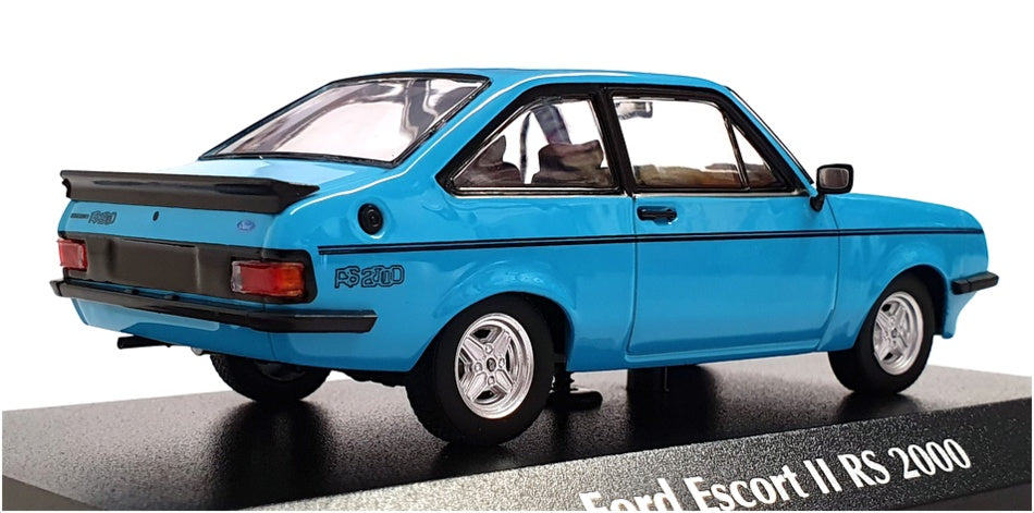 Maxichamps 1/43 Scale 940 084300 - 1975 Ford Escort II RS 2000 - Blue
