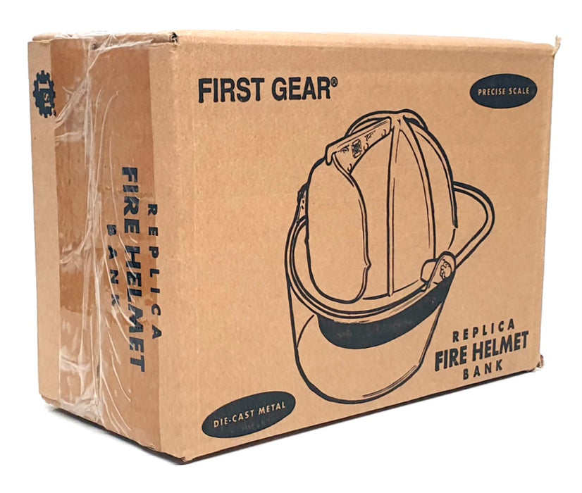 First Gear Appx 15cm Long Diecast 89-0111 - Fire Helmet Bank - Pennsylvania