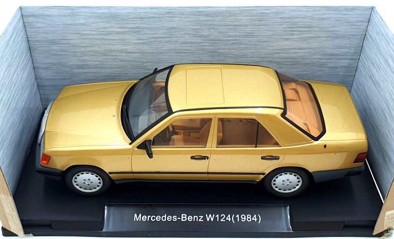 Modelcar Group 1:18 Mercedes-Benz 300 E (W124) Año de construcción 1984 champán metálico Modelcar Group 1:18 Mercedes-Benz 300 E (W124) Año de construcción 1984 champán metálico