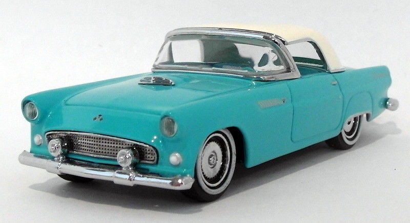 Matchbox 1/43 Scale Metal Model DYG08-M - 1955 Ford Thunderbird - Green/White