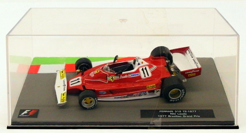 Altaya 1/43 Scale Model Car 23318C - F1 Ferrari 312 T2 - Lauda 1977 British GP