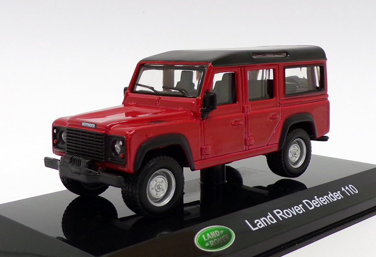 Burago 1/47 Scale 18-32060 - Land Rover Defender 110 - Red