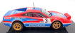 Burago 1/43 Scale Diecast #18-36304 - Ferrari 308 GTB #3 1982 Monte Carlo - Red