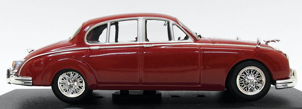 Atlas Editions 1/43 Scale 4 641 101 - 1960 Jaguar Mk2 - Maroon
