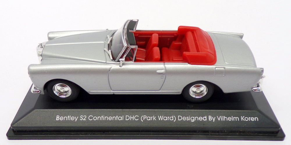 Road Signature 1/43 Scale 43214 - Bentley S2 Continental DHC - Silver