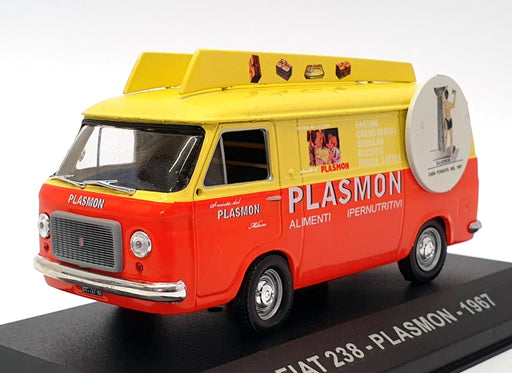 Altaya 1/43 Scale AL7921T - 1967 Fiat 238 Plasmon - Yellow/Orange