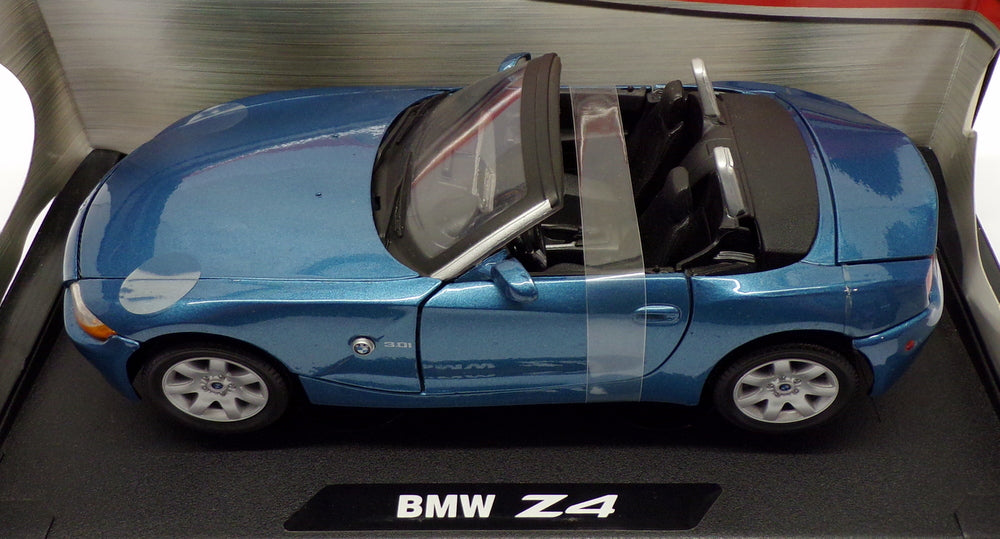 Motormax 1/18 Scale Model Car 73144 - BMW Z4 Roadster - Blue