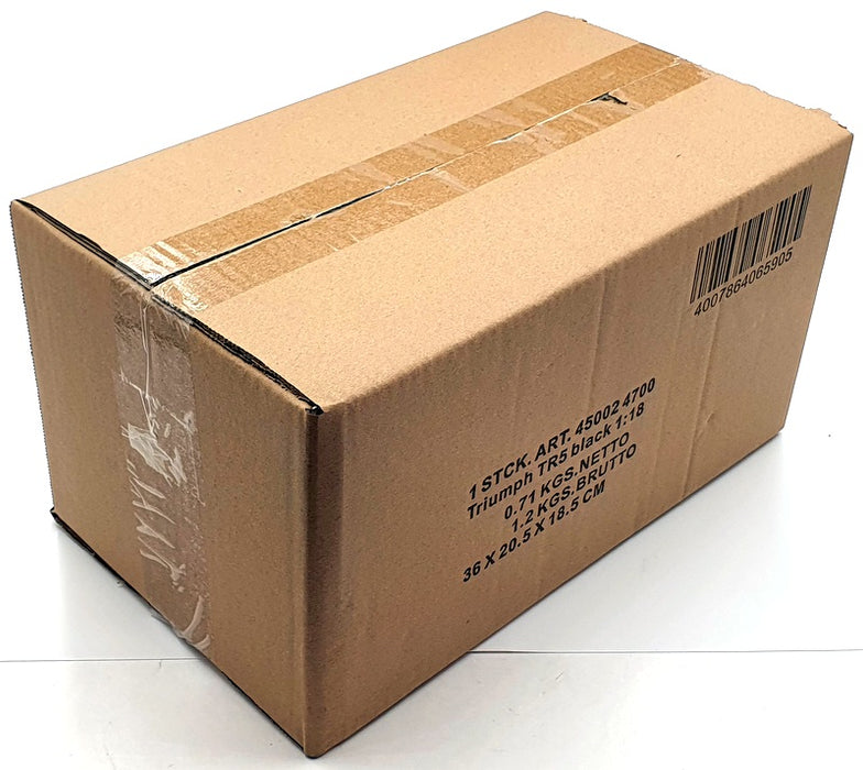 Schuco 1/18 Scale Diecast 45 002 4700 - Triumph TR5 - Black