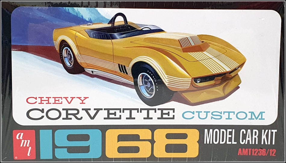 AMT 1/25 Scale Unbuilt Kit AMT1236/12 - 1968 Chevrolet Corvette Custom