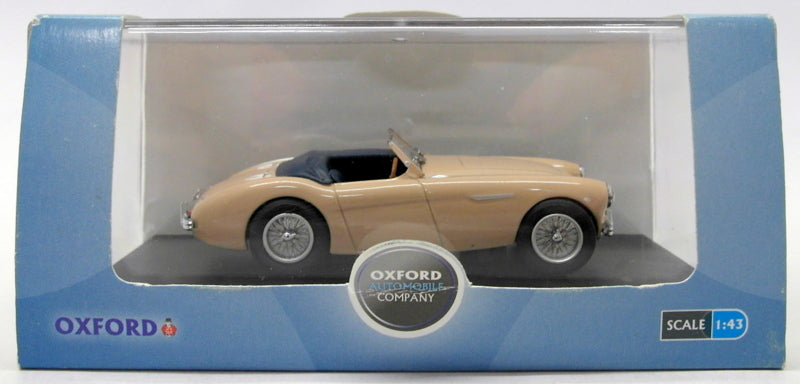 Oxford Diecast 1/43 Scale Model Car AH1002 Austin-Healey 100 BN1 Coronet Cream