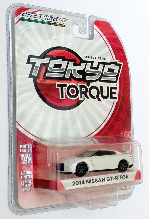 Greenlight Tokyo Torque 1/64 Scale 29880-F - 2014 Nissan GT-R (R35) - White