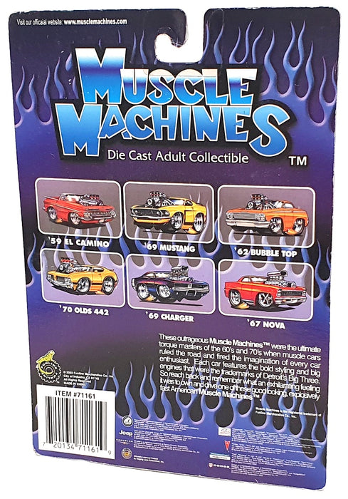 Muscle Machines 1/64 Scale 71161 02-101 - 1967 Chevrolet Nova - White