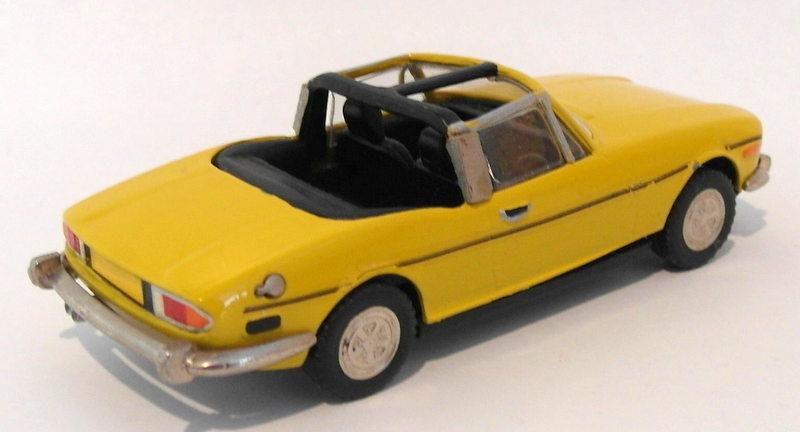 Western Models 1/43 Scale WP101 - Triumph Stag Convertilble Yellow