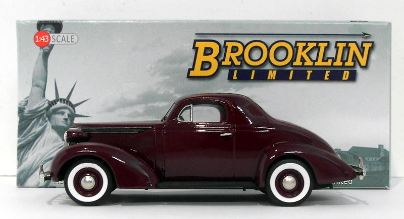 Brooklin 1/43 Scale BML06 - 1937 Studebaker Dictator Coupe - Grapestone Maroon