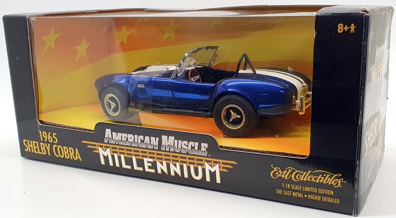 Ertl 1/18 Scale Model Car 32237 - 1965 Shelby Cobra - Blue