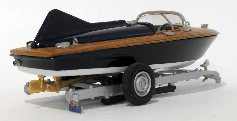 Brooklin Models 1/43 Scale BRK71 - 1955 Classic American Speedboat With Trailer