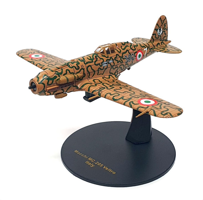 Ixo Junior 1/72 Scale PIXJ000025 - Macchi MC.205 Aircraft Italy - Brown/Green