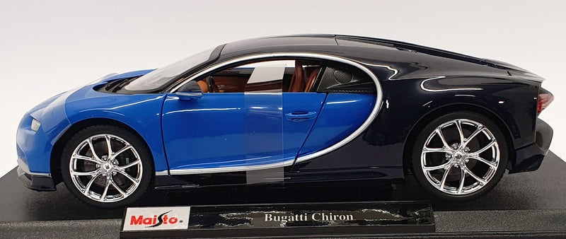 Maisto 1/18 Scale Diecast - 46629 Bugatti Chiron - Blue