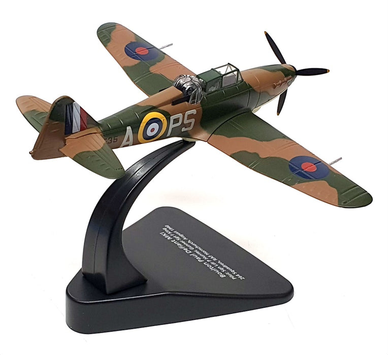 Oxford Diecast 1/72 Scale AC109 - Boulton Paul Defiant MkI Aircraft RAF 1940