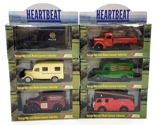 Lledo Appx 8-10cm Long Diecast Set Of 6 Heartbeat Yorkshire Television Set Of 6