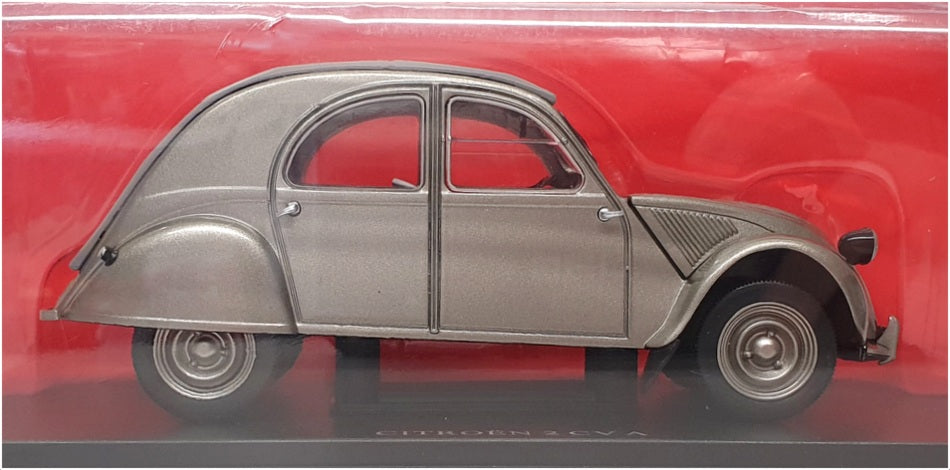 Hachette 1/24 Scale Diecast G111V012 - Citroen 2 CV A - Silver