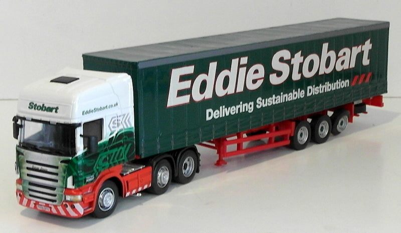 Cararama 1/50 Scale CR005 - Scania Curtainside Trailer - Eddie Stobart