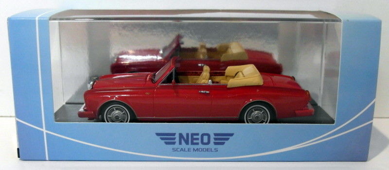 NEO 1/43 Scale Resin Model NEO44150 - Bentley Continental Convertible - Red