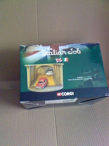 Corgi 1/36 Scale Diorama CC82217 - The Italian Job With Red Mini