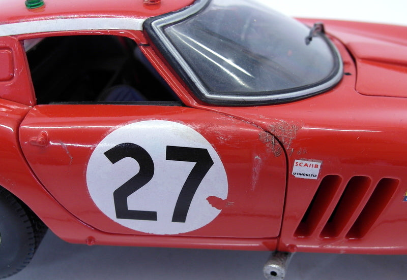 Eagles Race 1/18 Scale - BOX5 Ferrari 250 GTO 1964 Race Car Red #27 + Case