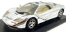 Maisto 1/18 Scale Diecast CHMC2 - Chrome Plated McLaren F1 1993 + Plinth