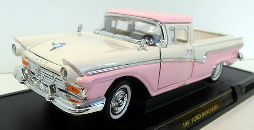 Lucky Diecast 1/18 Scale 92208 1957 Ford Ranchero Pink White