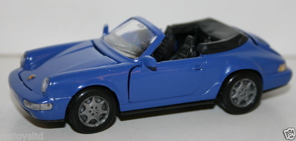 NZG MODELLE 1/43 SCALE - PORSCHE 911 CABRIO C2/4 No 350 - BLUE