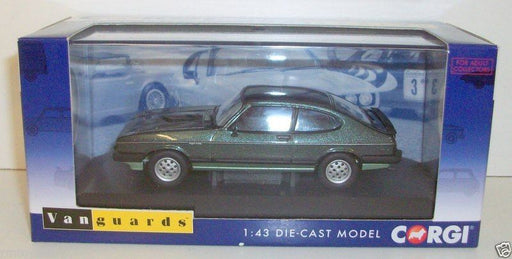 VANGUARDS 1/43 VA10812 FORD CAPRI MK3 2.8 INJECTION FOREST GREEN / CRYSTAL GREEN
