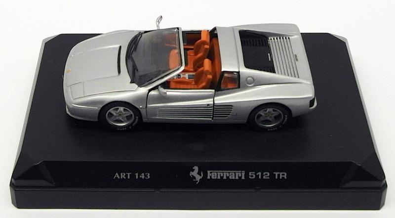 Detail Cars 1/43 Scale Diecast Model Car ART143 - Ferrari 512 TR Spyder - Silver