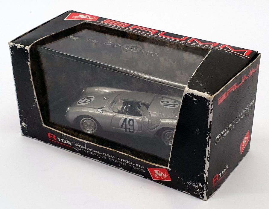 MODELLINO AUTO PORSCHE 550 A SPYDER GRIGIO - MAISTO - SCALA 1:18 MODELLINO AUTO PORSCHE 550 A SPYDER GRIGIO - MAISTO - SCALA 1:18