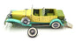 Franklin Mint 1/24 Scale 5122Q - 1930 Duesenberg Tourer - Yellow/Turquoise