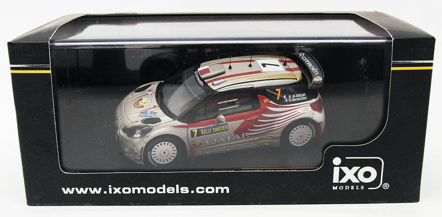 Ixo 1/43 Scale RAM503 - Citroen DS3 WRC - #7 Sweden 2012