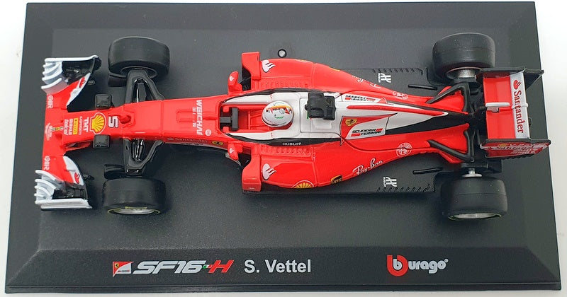 Burago 1/32 Scale Model Car #18 46800 - Ferrari SF 16-H S.Vettel