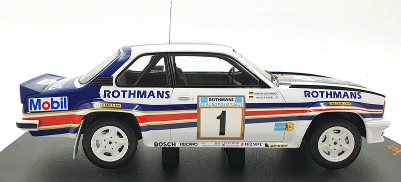 Ixo 1/18 Scale Diecast 18RMC097A - Opel Ascona 400 #1 Acropolis 1982 W.Rohrl
