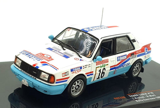 Ixo 1/43 Scale Diecast RAC336 - Skoda 130LR #16 Sanremo Rally 1986