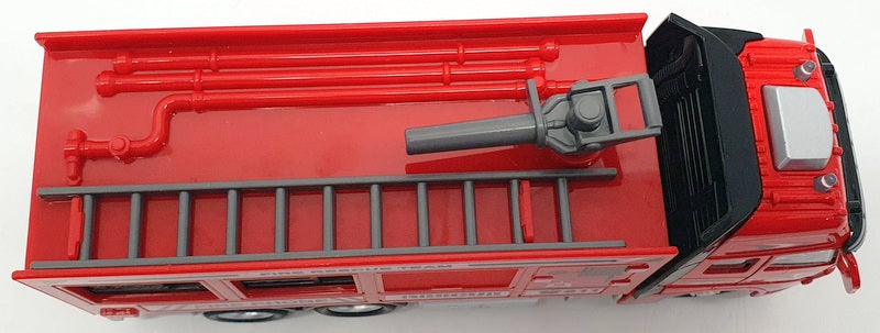 Kandy Toys 20cm Long TY4196  - Fire Engine Pull Back And Go - Red