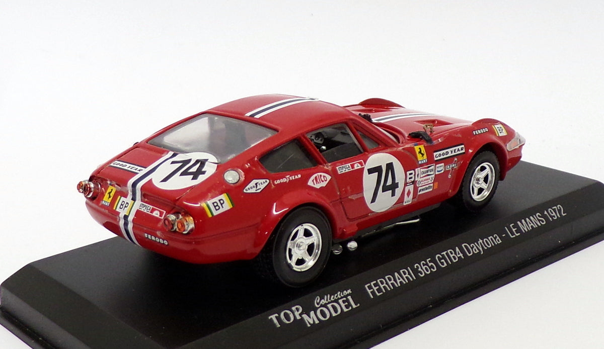 Top Model 1/43 Scale TMC009 - Ferrari 365 Daytona Coupe - #74 LM 1972